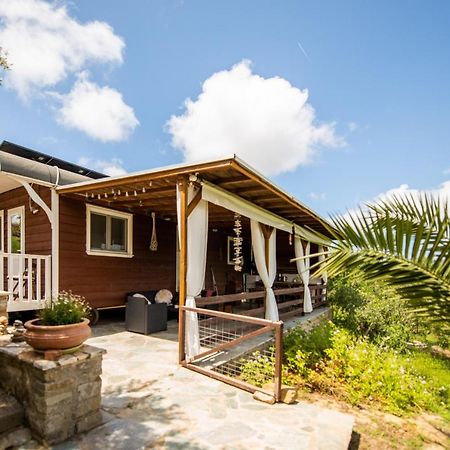 Hakuna Matata Holidays Wooden Lodge With Airco & Pool In Greek Olive Grove Methoni  Luaran gambar