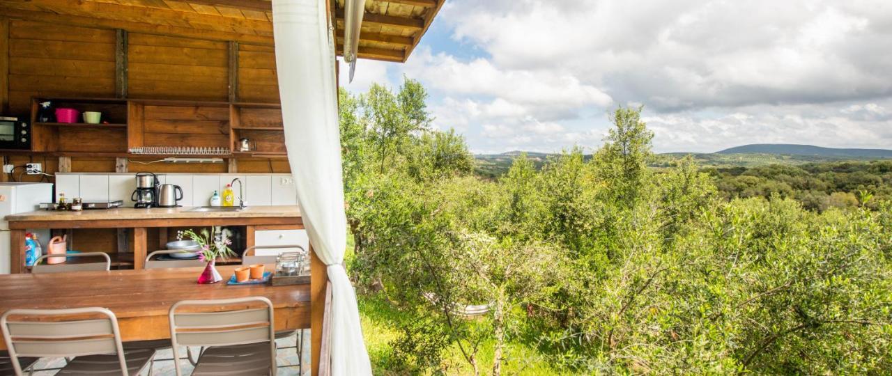 Hakuna Matata Holidays Wooden Lodge With Airco & Pool In Greek Olive Grove Methoni  Luaran gambar